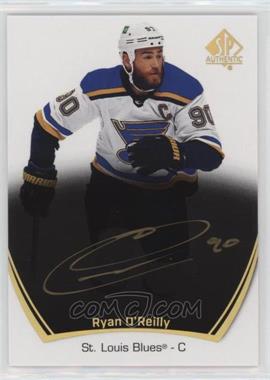 2021-22 SP Authentic - [Base] - Black Gold Ink #45 - Ryan O'Reilly