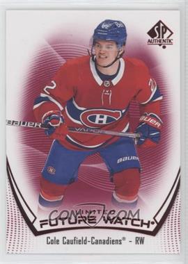 2021-22 SP Authentic - [Base] - Limited Red #101 - Future Watch - Cole Caufield