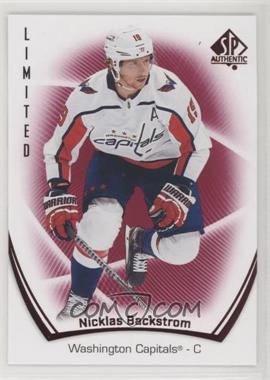 2021-22 SP Authentic - [Base] - Limited Red #80 - Nicklas Backstrom