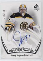 Autographed Future Watch - Jeremy Swayman #/999