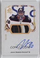 John Gibson #/49