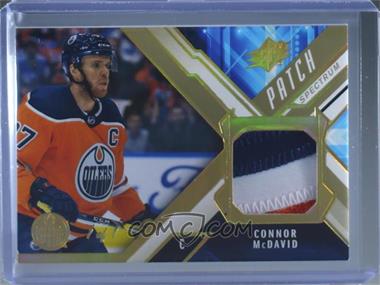 2021-22 SPx - Jersey - Gold Spectrum Patch #J-CM - Connor McDavid /1