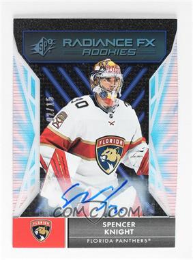 2021-22 SPx - Radiance F/X - Auto #RFX-55 - Spencer Knight /15