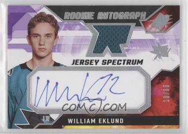2021-22 SPx - Rookie Auto Jersey - Spectrum #WE - William Eklund /35
