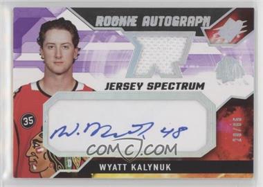 2021-22 SPx - Rookie Auto Jersey - Spectrum #WK - Wyatt Kalynuk /65