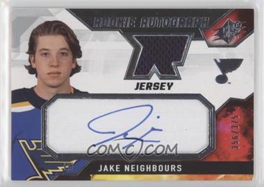 2021-22 SPx - Rookie Auto Jersey #JN - Jake Neighbours /375