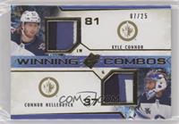 Kyle Connor, Connor Hellebuyck #/25