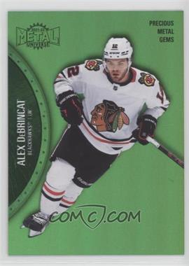 2021-22 Skybox Metal Universe - [Base] - Precious Metal Gems Green #17 - Alex DeBrincat /100