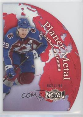 2021-22 Skybox Metal Universe - Planet Metal - Red Achievement #PM-5 - Nathan MacKinnon /199