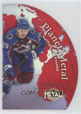 2021-22 Skybox Metal Universe - Planet Metal - Red Achievement #PM-5 - Nathan MacKinnon /199