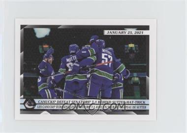 2021-22 Topps NHL Sticker Collection - [Base] #508 - Team Highlight - Vancouver Canucks