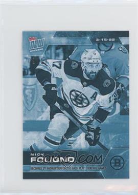 2021-22 Topps Now NHL Stickers - [Base] - Ice #343 - Nick Foligno /10