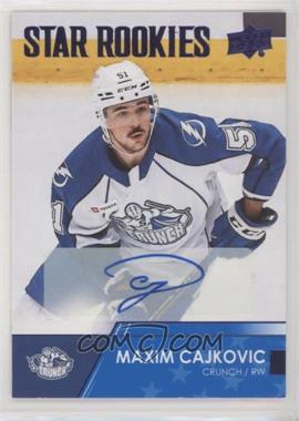 2021-22 Upper Deck AHL - [Base] - Autographs #111 - Star Rookies - Maxim Cajkovic