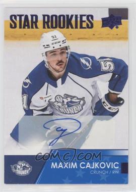 2021-22 Upper Deck AHL - [Base] - Autographs #111 - Star Rookies - Maxim Cajkovic