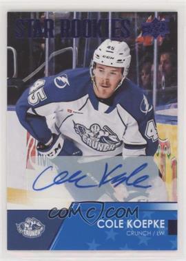 2021-22 Upper Deck AHL - [Base] - Autographs #122 - Star Rookies - Cole Koepke
