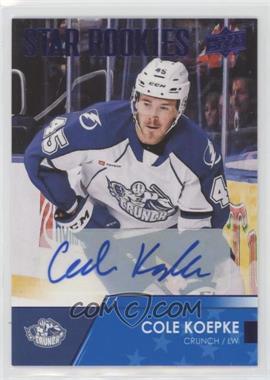 2021-22 Upper Deck AHL - [Base] - Autographs #122 - Star Rookies - Cole Koepke