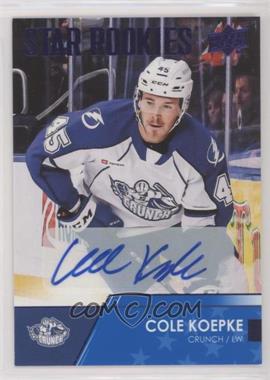 2021-22 Upper Deck AHL - [Base] - Autographs #122 - Star Rookies - Cole Koepke