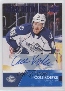 2021-22 Upper Deck AHL - [Base] - Autographs #122 - Star Rookies - Cole Koepke