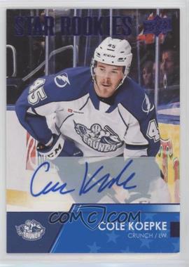 2021-22 Upper Deck AHL - [Base] - Autographs #122 - Star Rookies - Cole Koepke