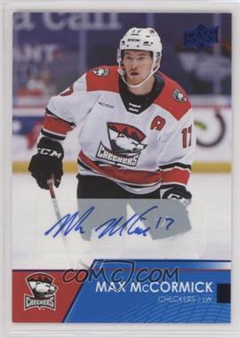 2021-22 Upper Deck AHL - [Base] - Autographs #72 - Max McCormick