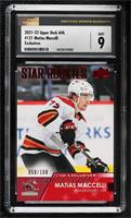 Star Rookies - Matias Maccelli [CSG 9 Mint] #/100