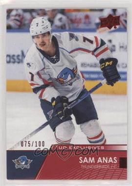 2021-22 Upper Deck AHL - [Base] - Exclusives #25 - Sam Anas /100