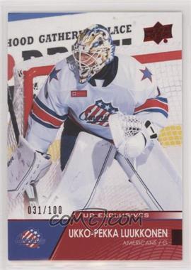 2021-22 Upper Deck AHL - [Base] - Exclusives #54 - Ukko-Pekka Luukkonen /100