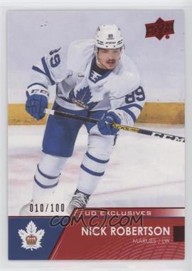 2021-22 Upper Deck AHL - [Base] - Exclusives #79 - Nick Robertson /100