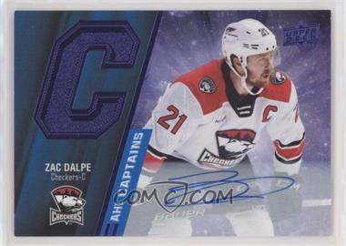 2021-22 Upper Deck AHL - Captains - Autographed #L-13 - Zac Dalpe