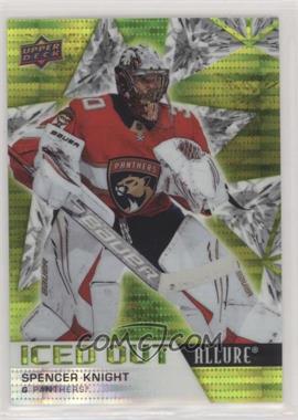 2021-22 Upper Deck Allure - Iced Out - Green Rainbow #IO-20 - Spencer Knight /99