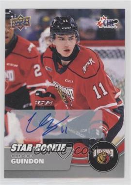 2021-22 Upper Deck CHL - [Base] - Autographs #385 - Star Rookie - Cedrick Guindon