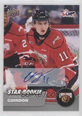 2021-22 Upper Deck CHL - [Base] - Autographs #385 - Star Rookie - Cedrick Guindon