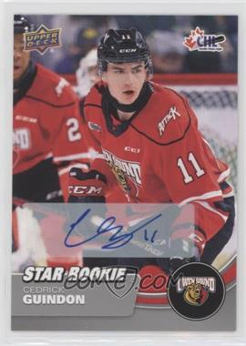 2021-22 Upper Deck CHL - [Base] - Autographs #385 - Star Rookie - Cedrick Guindon