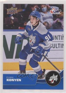 2021-22 Upper Deck CHL - [Base] - Blue #257 - Evan Konyen