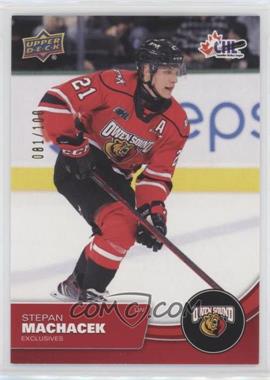 2021-22 Upper Deck CHL - [Base] - Exclusives #136 - Stepan Machacek /100