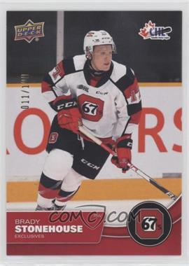 2021-22 Upper Deck CHL - [Base] - Exclusives #209 - Brady Stonehouse /100