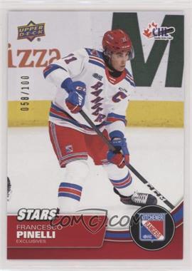 2021-22 Upper Deck CHL - [Base] - Exclusives #306 - Stars - Francesco Pinelli /100