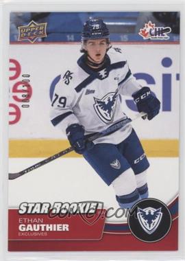 2021-22 Upper Deck CHL - [Base] - Exclusives #357 - Star Rookie - Ethan Gauthier /100