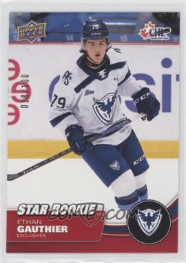 2021-22 Upper Deck CHL - [Base] - Exclusives #357 - Star Rookie - Ethan Gauthier /100