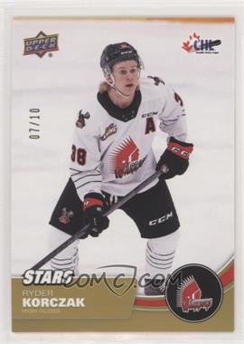 2021-22 Upper Deck CHL - [Base] - High Gloss #307 - Stars - Ryder Korczak /10