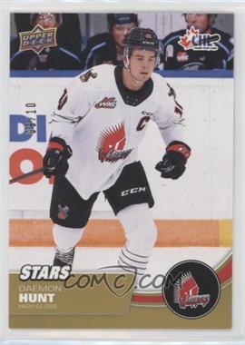 2021-22 Upper Deck CHL - [Base] - High Gloss #316 - Stars - Daemon Hunt /10