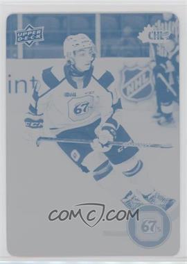 2021-22 Upper Deck CHL - [Base] - Printing Plate Cyan #285 - Chris Barlas /1