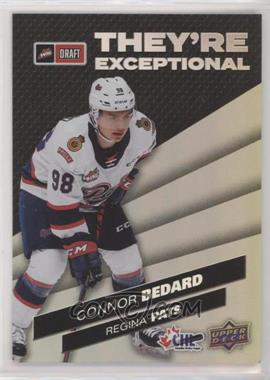 2021-22 Upper Deck CHL - They're Exceptional #TE1 - Connor Bedard