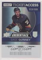 Gage Quinney #/999