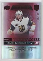 Debut Ticket Access - Daniil Miromanov #/199