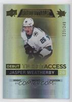 Debut Ticket Access - Jasper Weatherby #/249