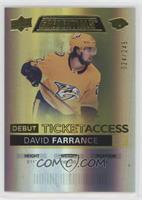Debut Ticket Access - David Farrance #/249