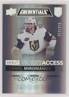 Tier 1 - Debut Ticket Access - Daniil Miromanov #/999