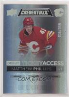 Tier 1 - Debut Ticket Access - Matthew Phillips #/999