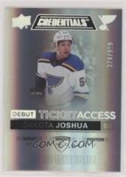 Tier 1 - Debut Ticket Access - Dakota Joshua #/999